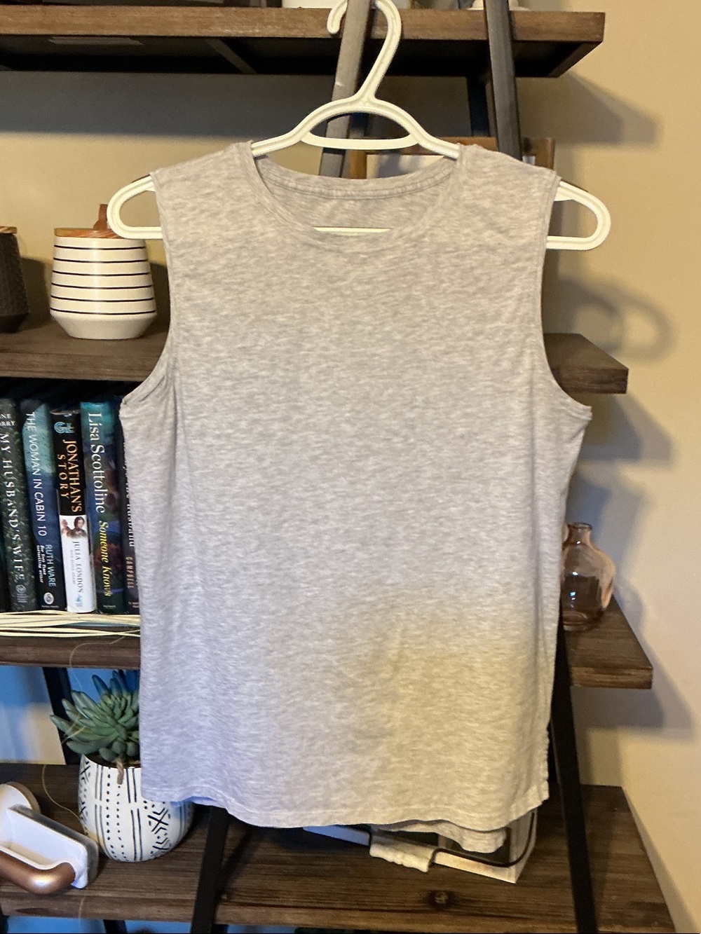 lululemon athletica Light Gray Tank